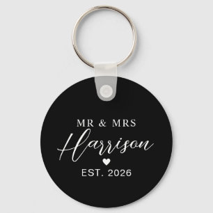 Couple Name With Date   Custom Wedding Gifts Key Ring