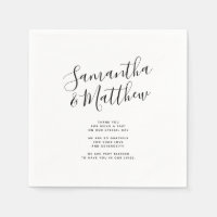 Couple Names Thank You Message Wedding