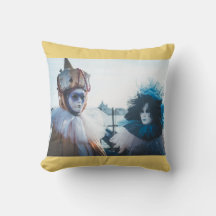 Couple of carnival masks in Venice, Italy