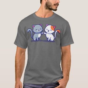 Couple Of Cat Cartoon3 T-Shirt