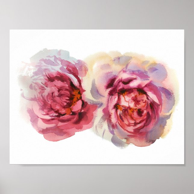 couple of peonies poster (Front)