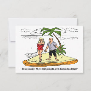 Couple on a Desert Island, Funny Save The Date