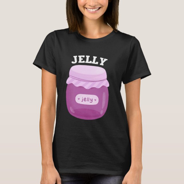 Couple Peanut Butter and Jelly Matching Costume Ha T-Shirt (Front)
