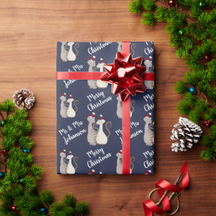 Couple Personalised Christmas Wrapping Paper