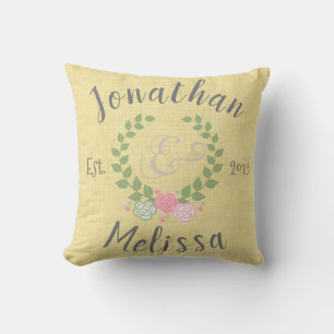 Couple Personalised Established Cushion