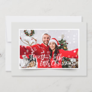 Couple Photo   Funny Holiday Greeting Card