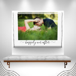 Couple Photo Happily Ever After Wedding<br><div class="desc">Design Your Own Photo Block: Photo of the happy couple,  Change or add text. Makes a great wedding gift!</div>