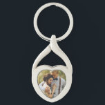 Couple Photo Heart Keychain<br><div class="desc">Couple Photo Heart Keychain</div>