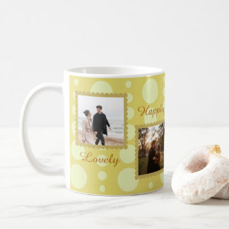 Couple Photo Love Design with Custom Text Coffee M Mug