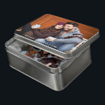 Couple Photo Names Date Acrylic Jigsaw Puzzle<br><div class="desc">Couple Photo Names Date Acrylic Jigsaw Puzzle</div>