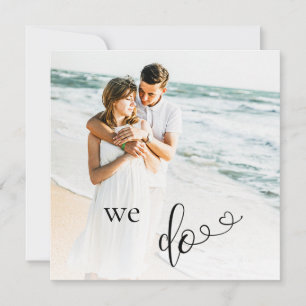 *~* Couple PHOTO QR RSVP - AR6 Wedding Invitation