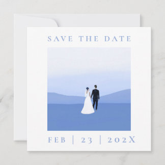 Couple Photo Save The Date Card