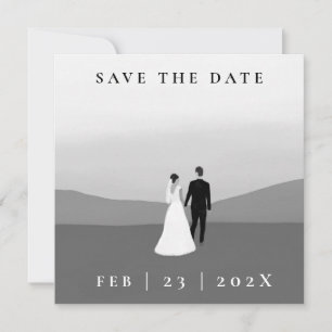 Couple Photo Save The Date Card