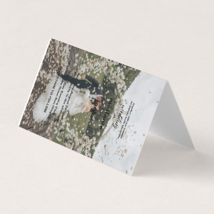 COUPLE PHOTO WEDDING INVITATION
