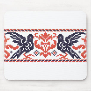 Couple pigeons mouse mat