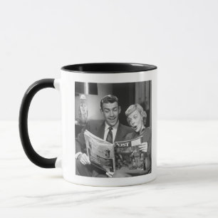 Couple Reading Magazine Mug