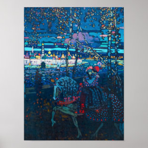 Couple Riding, 1906 by Wassily Kandinsky Poster