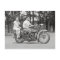 Couple Riding Motorcyle, 1928