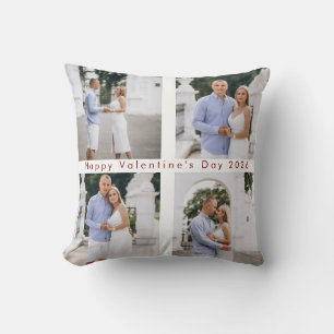 Couple Romantic Moments Customizable Valentine Cushion
