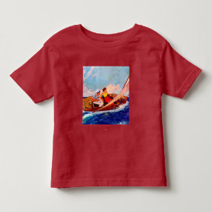 Couple Sailing by R.J. Cavaliere Toddler T-Shirt
