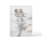 Couple Shower Minimalist Photo Invitation