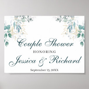 Couple Shower Welcome Poster Sign