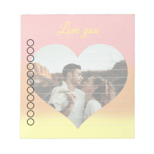 Couple To DO list Newlyweds Notepad