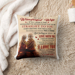 Couple To Wonderful Wife Once Upon A Time Husband  Cushion
