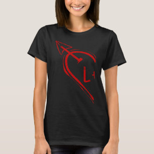 Couple Valentine Heart for Her L 2023 Happy Valent T-Shirt