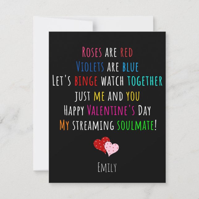 Couple Valentine's Day Card (Front)