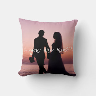 Couple Wedding Anniversary Custom Photo Keepsake Cushion