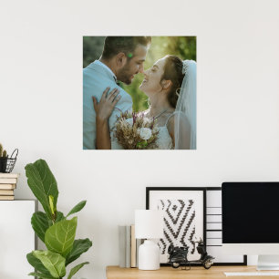 Couple Wedding Image Poster Personalised Love Deco