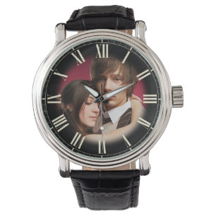 Couple Wedding Portrait Chic Fade to Photo Roman Watch