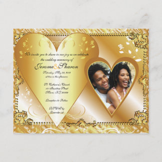 couple, WeddingInvitTemplatePhoto5, &, We invit... Invitation