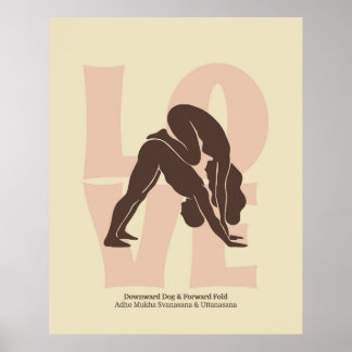 Couple Yoga Pose Print | Matisse Style Wall Art