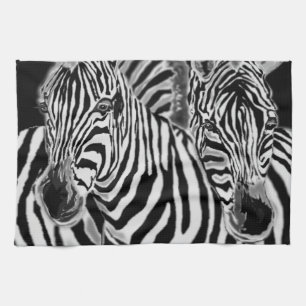 Couple Zebra Kitchen Towel