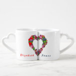 Couples And Lovers Mug Set<br><div class="desc">The couple's names are written and you can customise the names. Makes a great gift for the newlyweds,  lovers,  couples,  engagement party,  house warming or anniversary gift.</div>