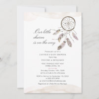 Couples Baby Shower Boho Chic Dream Catcher