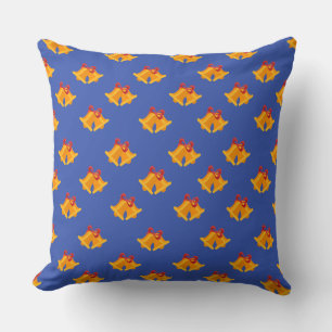 Couples Bell and Ribbon Cushion