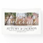 Couples Bridal Shower Elegant 3 Photo Welcome