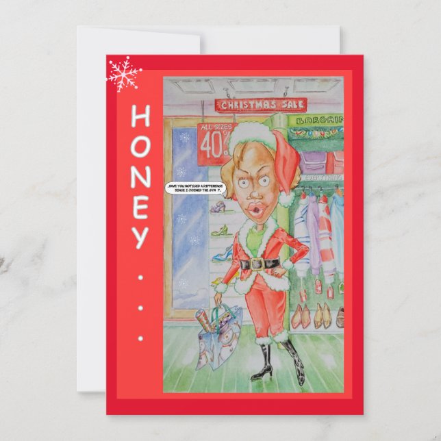 Couples Christmas Greeting Card (Front)