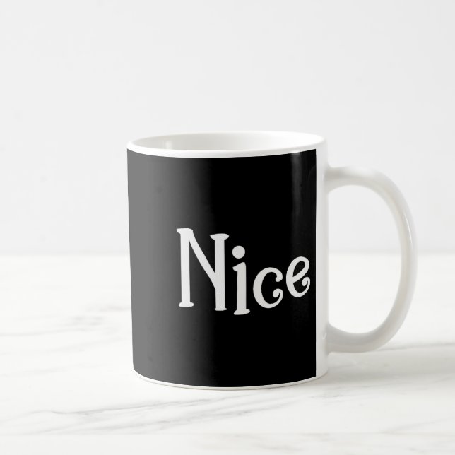 Couples Christmas Naughty Nice Matching Holiday Ma Coffee Mug (Right)