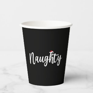 Couples Christmas Naughty Paper Cups