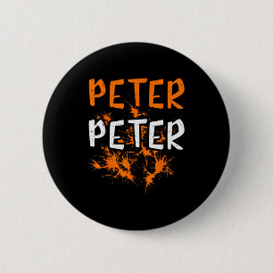 Couples Costume Peter Pumpkin Eater Splash Hallowe 6 Cm Round Badge