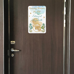 Couple's Cruising Partners for Life Seahorses Magnet