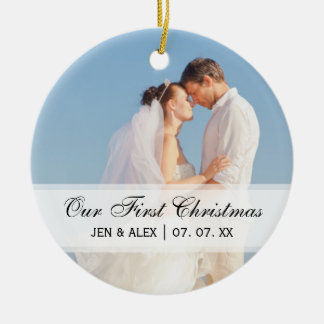 Couple's First Christmas Ornament | Photo
