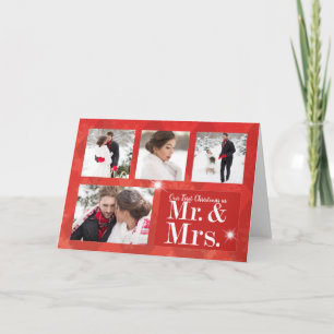 Couple's First Christmas Photo Christmas Card