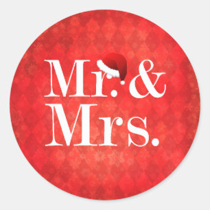 Couple's First Christmas Sticker