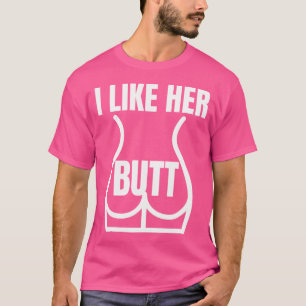 Couples Funny Matching Sets For Men-I Like Her But T-Shirt