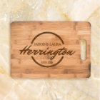Couples' Gift Cutting Board with Custom Names